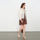 Wandian Summer Wear Coconut Milk White Jacket ບາງໆ 1242O08YT3