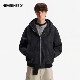 NOVERNEED marble dark pattern jacket ຫນັງ PU ສໍາລັບຜູ້ຊາຍ