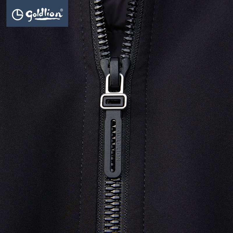 金利来秋冬季新款男士羽绒服白鸭绒棒球领可卸帽经典保暖休闲外套