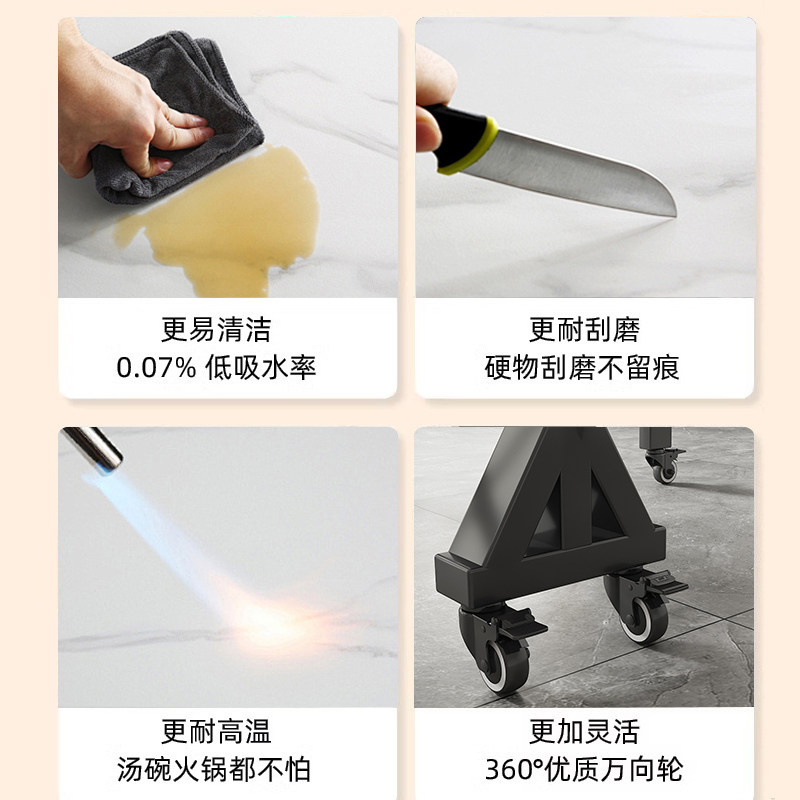 折叠桌家用简易吃饭桌摆摊圆桌子 禾源居家居折叠桌