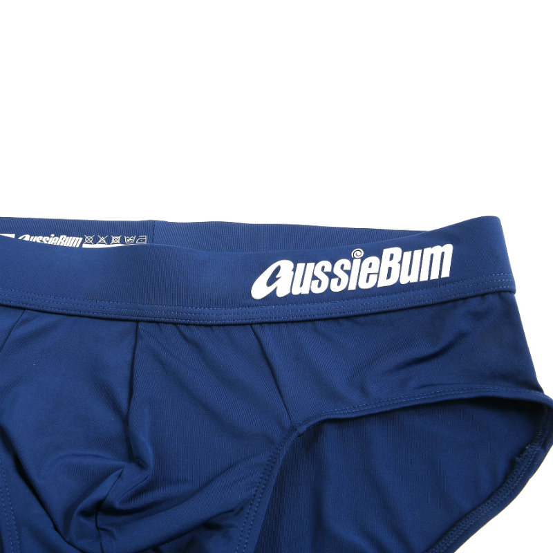 aussiebum男士内裤三角低腰U凸囊袋牛奶丝gay纯色学生运动1号性感-图2