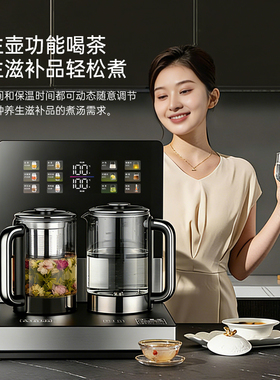 MOAIX茶吧机台式饮水机直饮养生桌面小型加热一体机餐边柜嵌入式