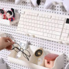 Round hole hole board J hook storage rack