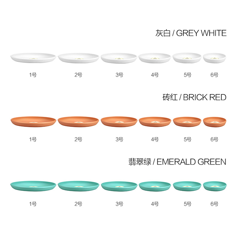 诚信圆形花盆垫底托盘家用接水盘加厚塑料花盘托盘室内花托底盘-图2