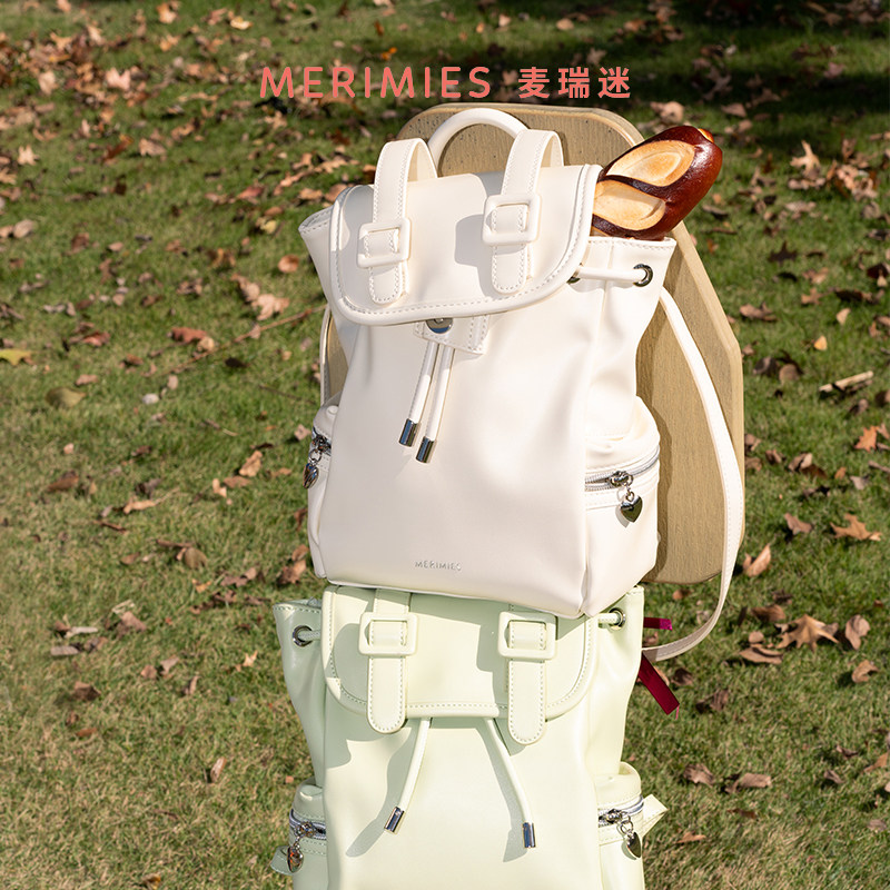赵今麦同款merimies麦瑞迷泰国剑桥包双肩包春季新款小书包出游包
