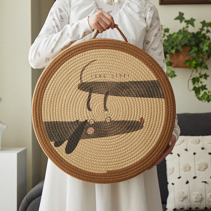 蒲团坐垫家用客厅榻榻米坐垫大尺寸坐墩冥想禅修垫圆形加厚中古,淘宝优惠券,粉丝福利购,淘宝优惠卷