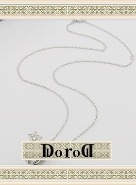 D L O R O L D家高端小香风彗星多圈满钻V金项链星星流星带钻女