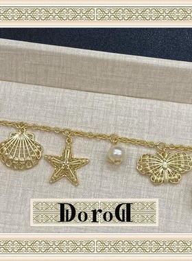 D L O R O L D家高定新款海洋元素手链欧美潮流猪鼻子时尚ins手环