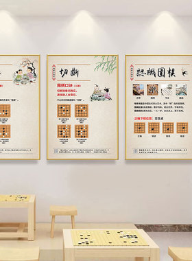 围棋室墙面画高清原图