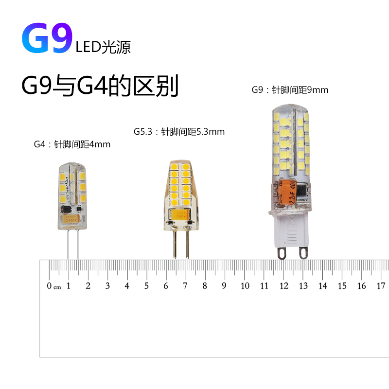 欧谱登G9插脚灯led灯珠三色变光通用无频闪高显色节能省电光源 - 图2