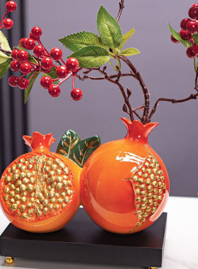 灿艺（CANYI）多子多福客厅玄关电视酒柜装饰摆件工艺品乔迁搬家