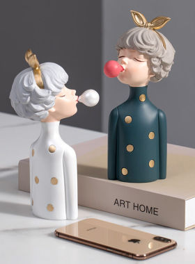 正想北欧创意摆件酒柜装饰工艺品客厅玄关电视柜家居饰品办公室书