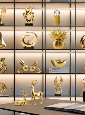 正想创意客厅酒柜装饰品摆件电视柜玄关办公室桌面工艺品乔迁搬家