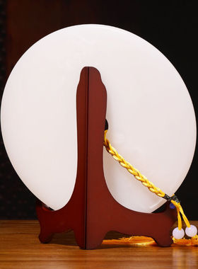 聚善缘平安扣摆件玉石工艺品乔迁新居礼物客厅电视柜玄关酒柜家装