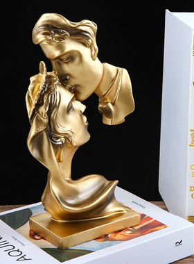 木丁丁创意人物摆件工艺品玄关客厅电视柜酒柜书房家居装饰乔迁礼