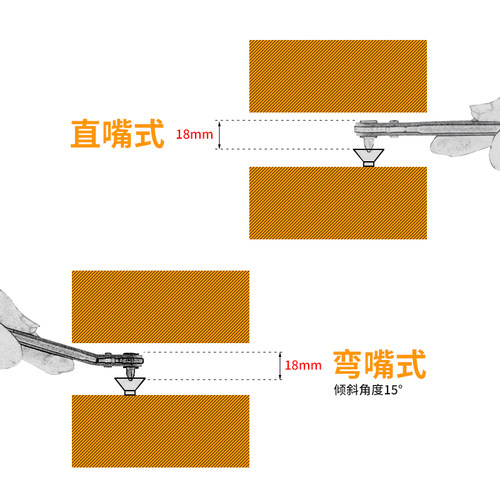 威威VESSEL棘轮批六角批头螺丝批十字一字起子TD74/5/6/7/8/9 - 图1