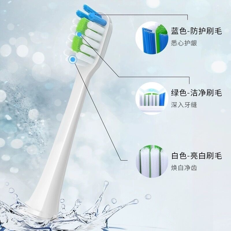 适用沃丁/WODING电动牙刷头S1/S2/S3/S3pro/M1儿童K1软毛替换头 - 图0