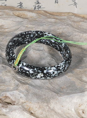 西域天星陨石简约聚墨青花陨石礼