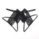 Underwear for women fat mm large size lace transparent underwear women summer thin bow hollow low waist thin strap thong