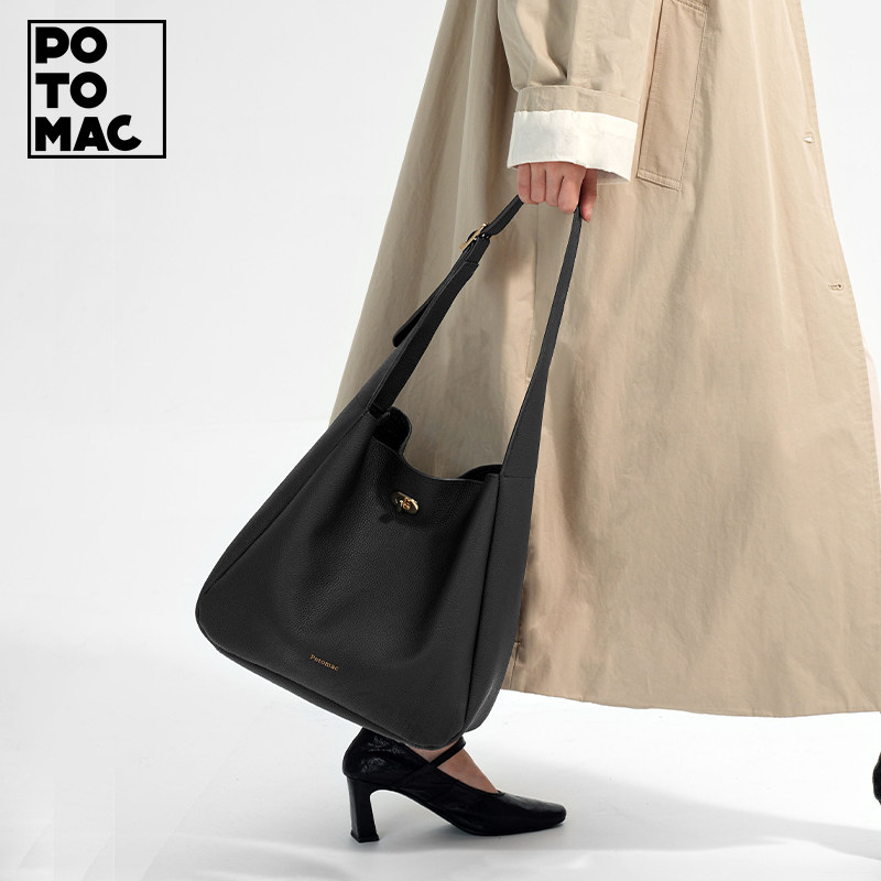 【特价清仓】potomac捡漏真皮包女单肩托特包牛皮手提菜篮子包包,淘宝优惠券,粉丝福利购,淘宝优惠卷