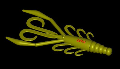 买二送一 ZERG虫族沉水虾CRAW2.5寸3寸路亚软饵软虫黑坑鳜鱼鲈鱼 - 图0