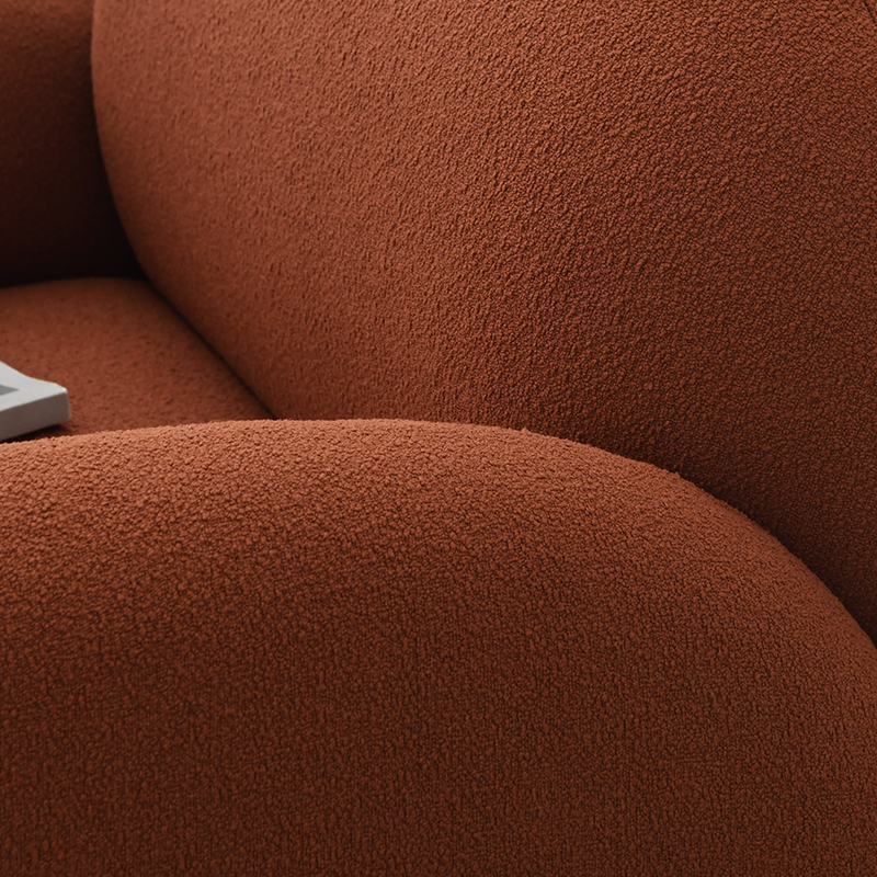 ZOK|丹麦设计|北欧羊羔毛沙发轻奢单人位简约小户型现代意式卧室-图2