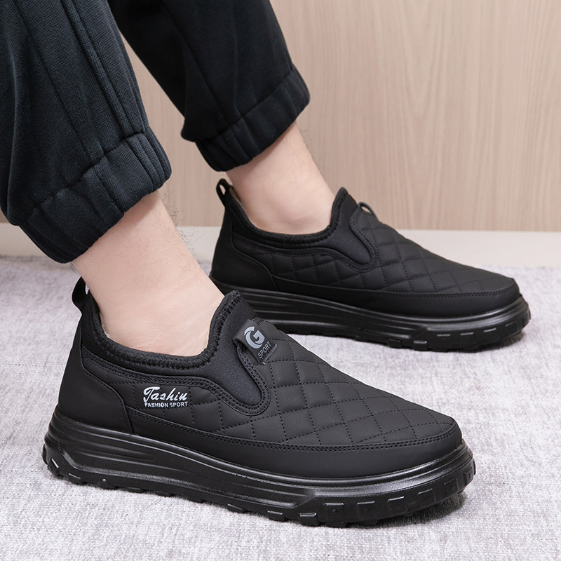 冬季老北京棉鞋男新款加绒加厚羊毛雪地靴保暖防水防滑休闲爸爸鞋,淘宝优惠券,粉丝福利购,淘宝优惠卷