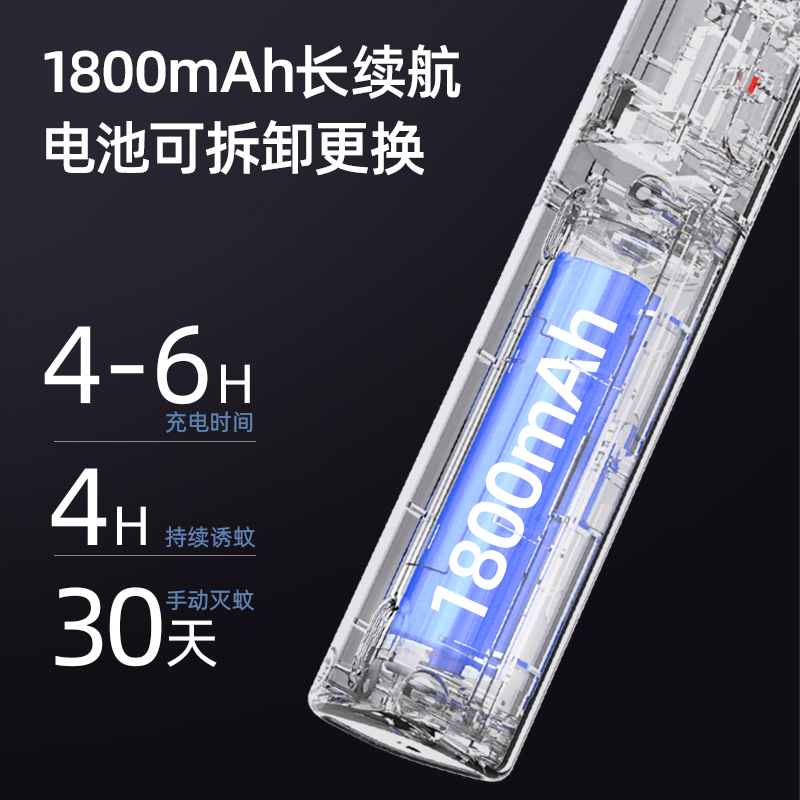 康铭电蚊拍充电式家用强力灭蚊灯二合一蚊子苍蝇2024年新款电网拍