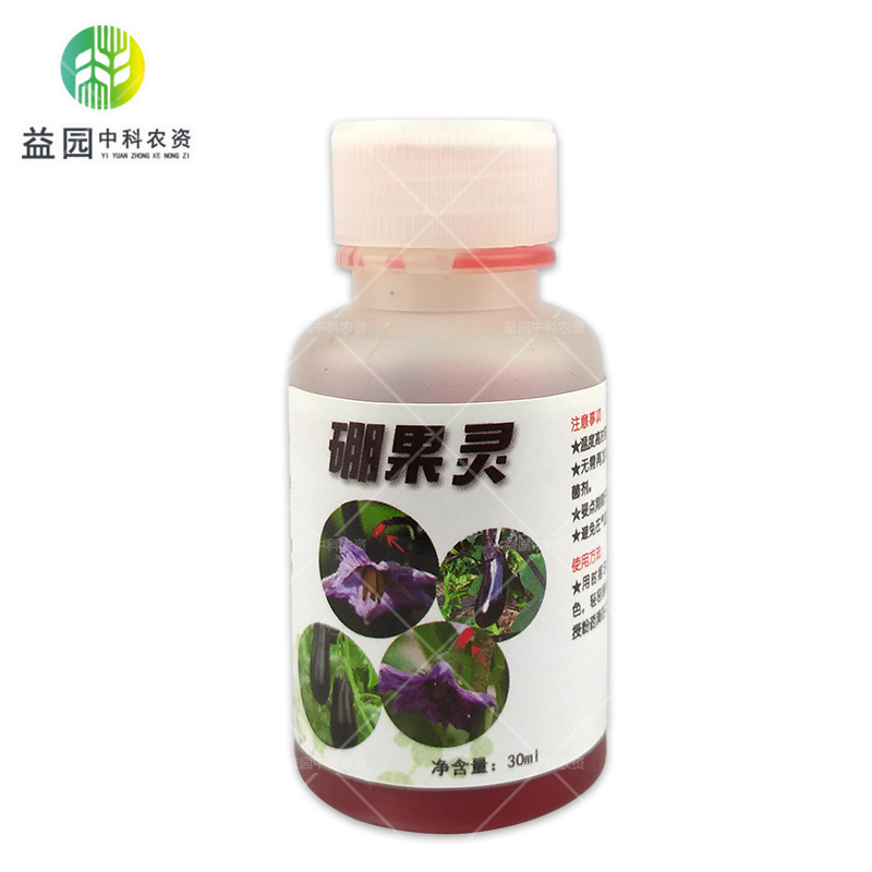 茄子专用座果灵 硼果灵点花授粉坐果灵涂抹花梗保花保果防落素 - 图1