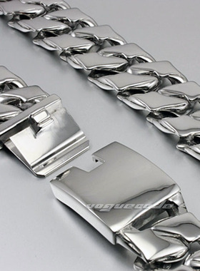 时尚男款316Li不锈钢项链 Cool朋克风潮厚重霸气男士星型钛钢项链