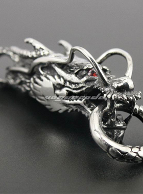 时尚风龙头钛钢吊坠包邮