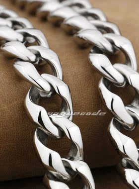 摇滚风钛钢项链包邮