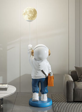吉召客厅宇航员太空人大型落地摆件电视柜旁轻奢装饰品新房子乔迁