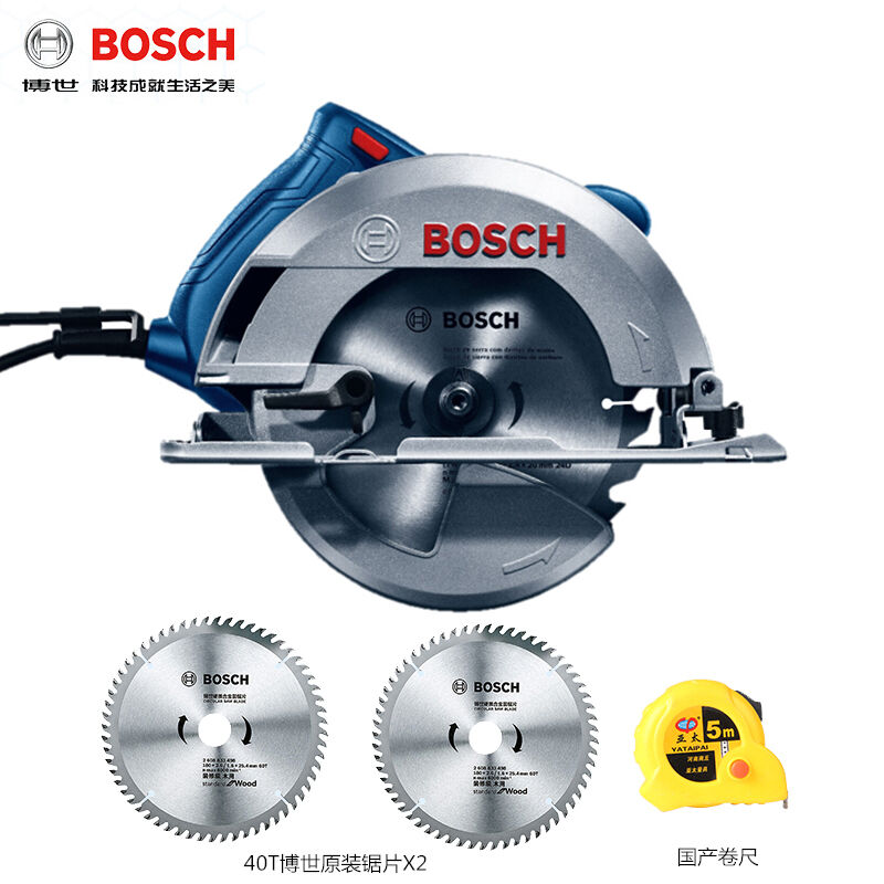 博世（BOSCH）新款电圆锯GKS140家用多功能手提木工电锯圆盘锯木 - 图0