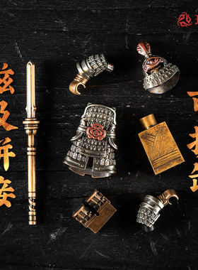 琢匠大玩家系列铁浮屠桌面摆件工艺品办公室金属手办酒柜装饰品摆