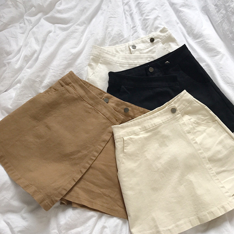 2020新款韩版夏季高腰纯棉短款短裤 黛贝奴休闲裤