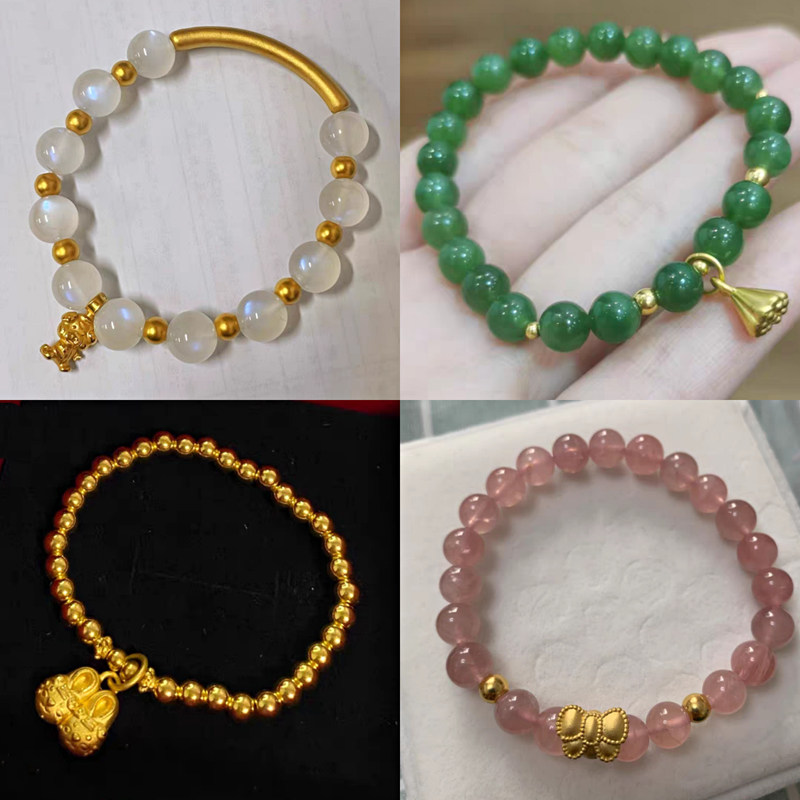 金佛爷18K古法小黄金珠珍珠隔珠散珠定位珠转运珠diy手工材料配件,淘宝优惠券,粉丝福利购,淘宝优惠卷