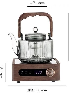 110V美规家用小型玻璃煮茶炉