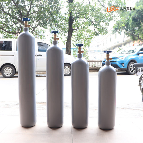 全钢无缝氩气瓶小型氩弧焊便携式提手6L8L10L12L14升国标家用钢瓶 - 图2