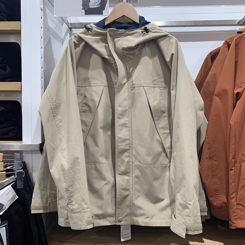 L&CP 男女2025情侣款登山外套户外冲锋衣连帽防水工装夹克E475036 - 图0