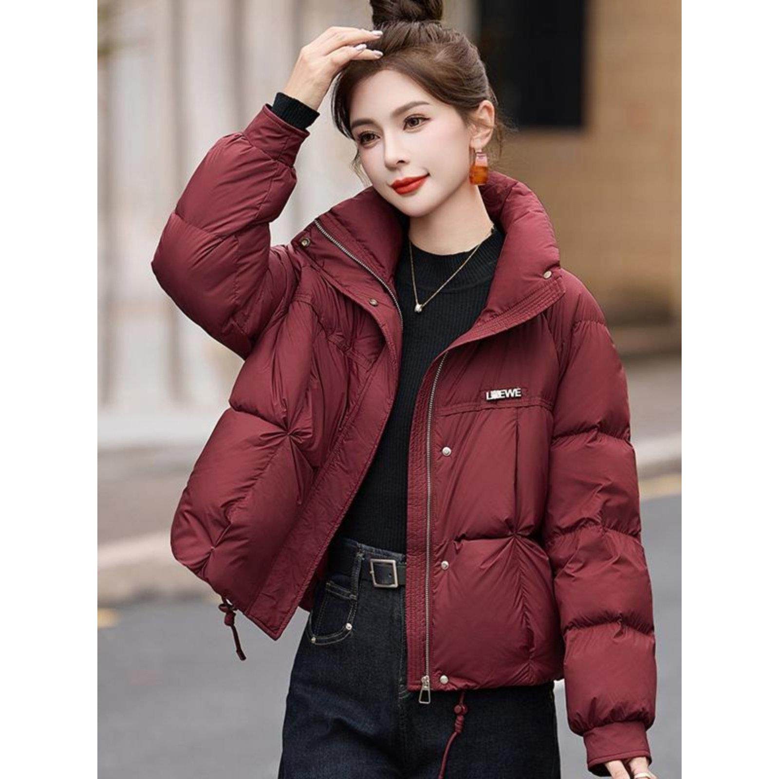 短款羽绒服女2025冬季新款加厚五十岁妈妈超好看洋气冬装保暖外套,淘宝优惠券,粉丝福利购,淘宝优惠卷