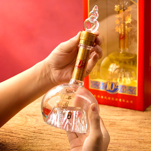 官方直营●华山论剑西凤酒45度10年双瓶白酒凤香型送礼500ml*2 - 图2