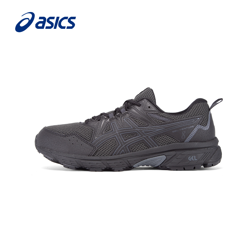 asics越野宽楦venture 8官方男鞋 asics亚瑟士非特跑步鞋