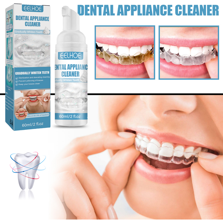 牙套泡沫清洁剂Dental Appliance Cleaner假牙消毒除菌护理防口臭 - 图2