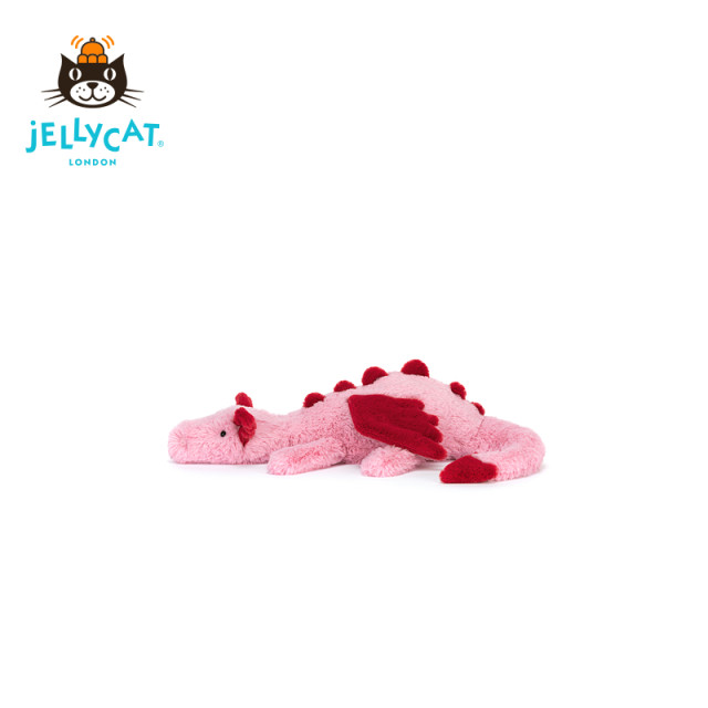 British Jellycat Scarlet Heart Dragon plush doll toy doll appeases ຂອງຂວັນວັນເກີດມັງກອນສີແດງ
