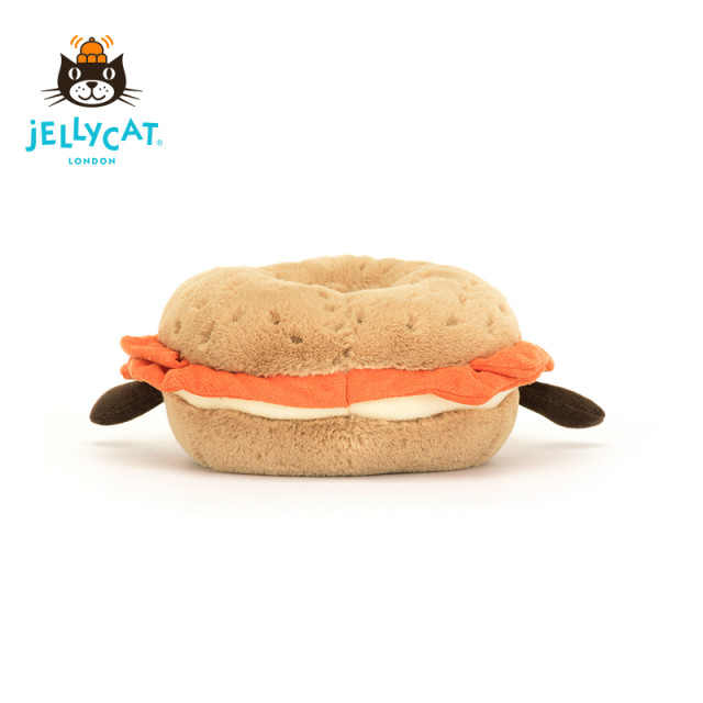 British Jellycat ມ່ວນ bagel plush toy ສະດວກສະບາຍ doll soft doll ງາມ doll ຂອງຂວັນວັນເກີດ