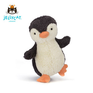 jELLYCAT英国花生企鹅毛绒玩具儿童玩具可爱陪伴毛绒玩具
