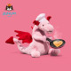 British Jellycat Scarlet Heart Dragon plush doll toy doll appeases ຂອງຂວັນວັນເກີດມັງກອນສີແດງ