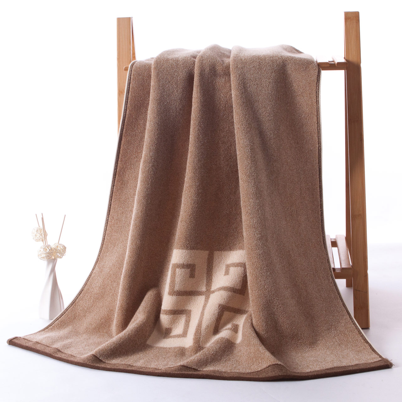 金号纯棉三件套巾毛巾两条浴巾一条全棉加大加厚花式线旗舰店正品,淘宝优惠券,粉丝福利购,淘宝优惠卷