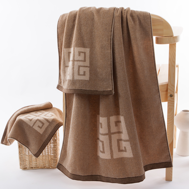 金号纯棉三件套巾毛巾两条浴巾一条全棉加大加厚花式线旗舰店正品,淘宝优惠券,粉丝福利购,淘宝优惠卷